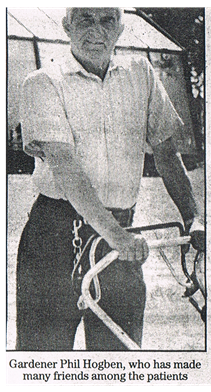 Gardener Phil Hogben